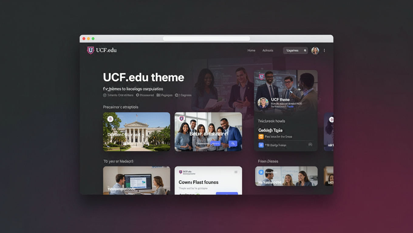 Preview of UCF.edu theme