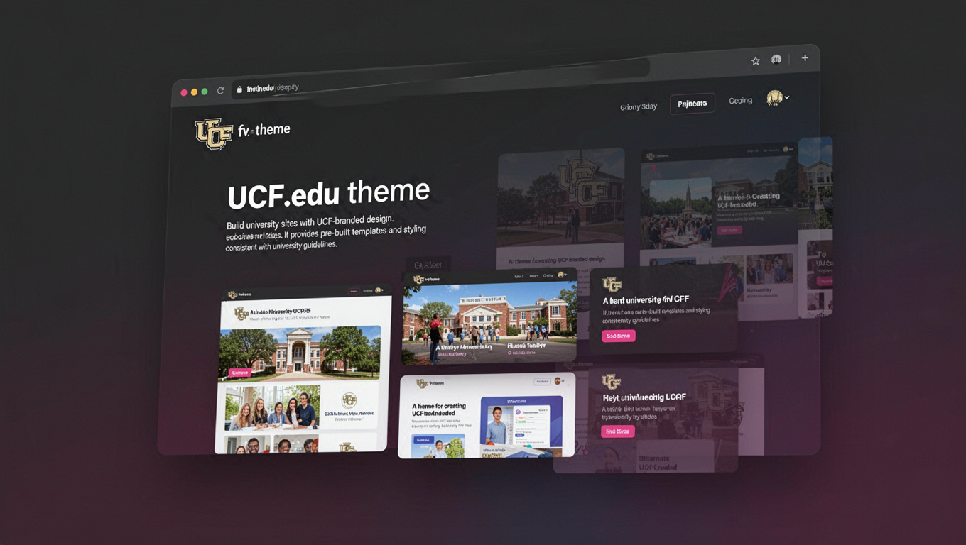 Preview of UCF.edu theme
