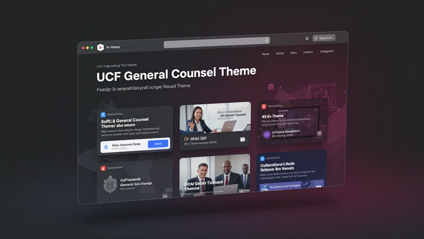 Preview of UCF General Counsel Theme