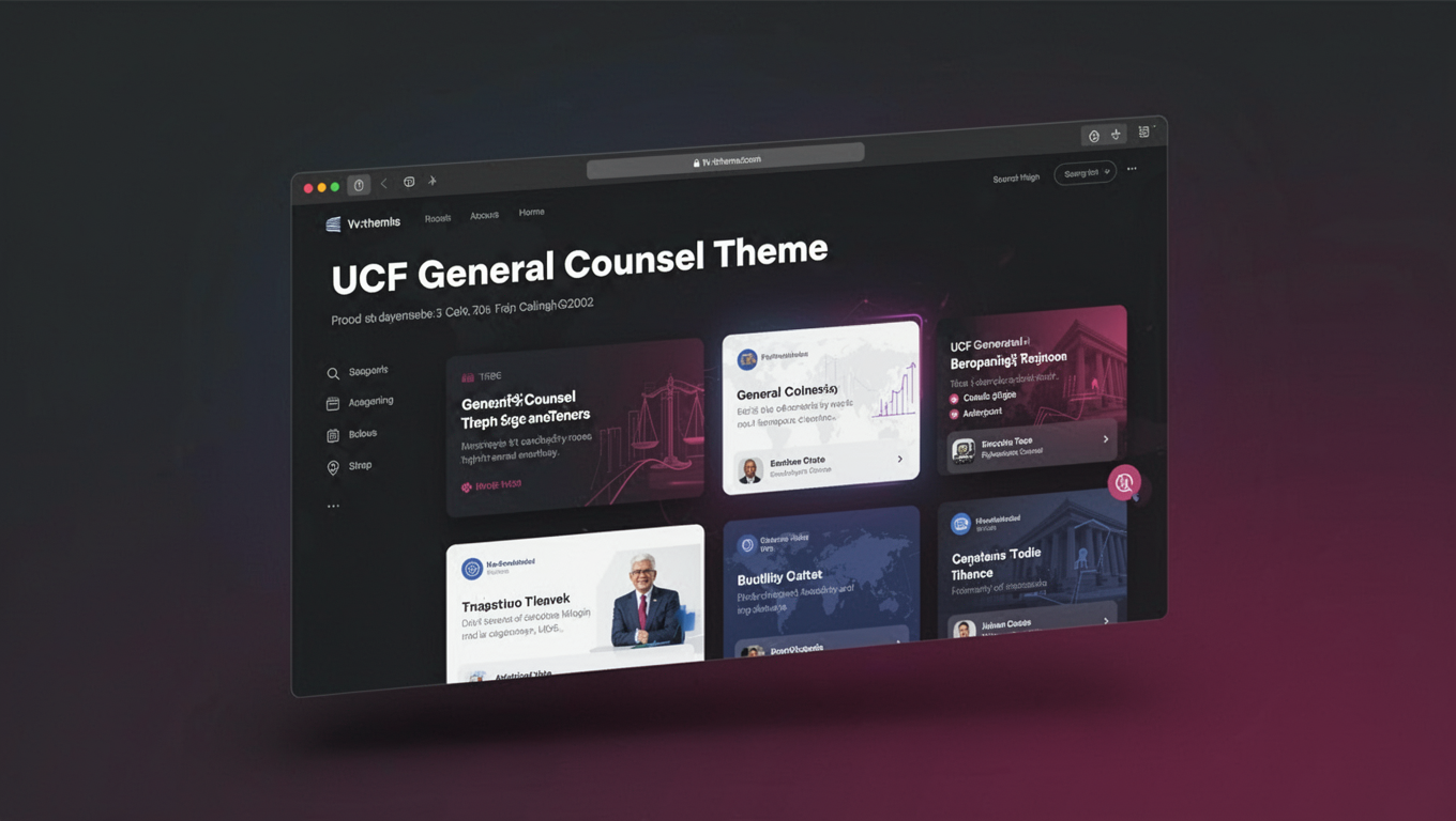 Preview of UCF General Counsel Theme