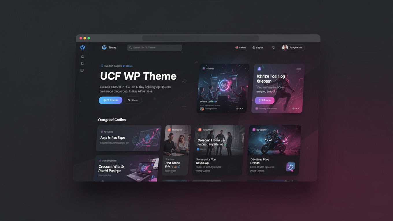 Preview of UCF WP Theme
