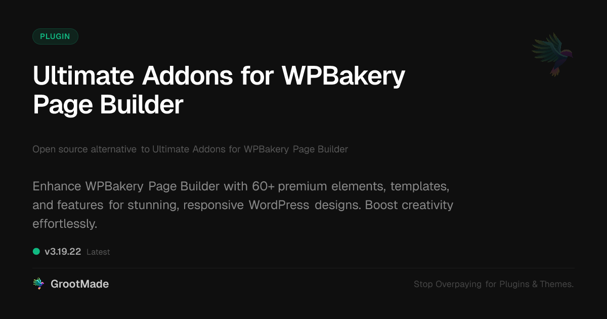 Preview of Ultimate Addons for WPBakery Page Builder