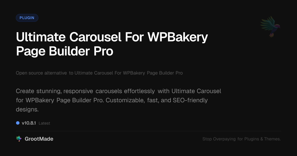 Preview of Ultimate Carousel For WPBakery Page Builder Pro