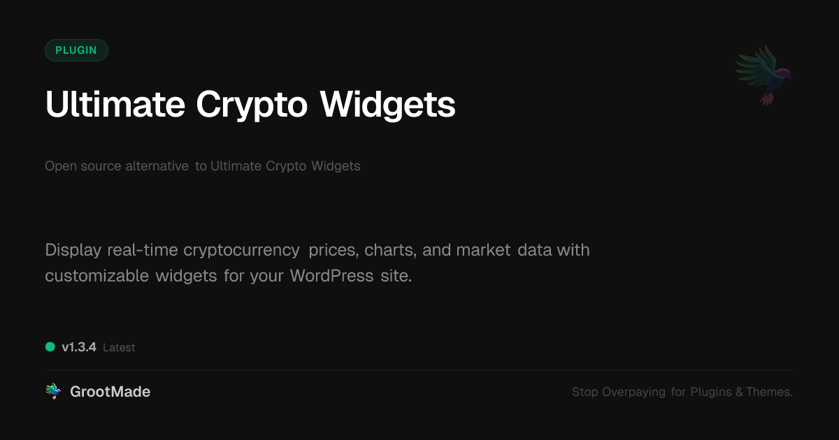 Preview of Ultimate Crypto Widgets