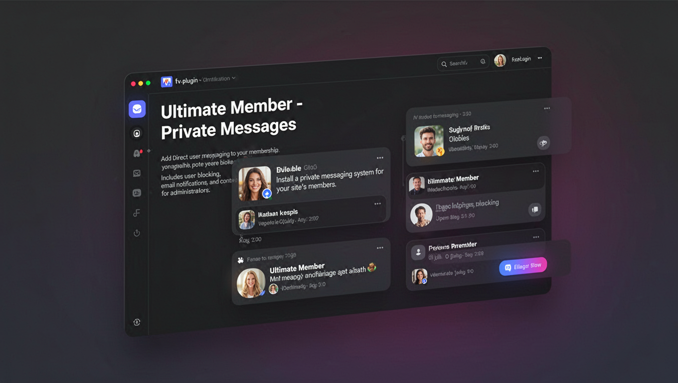 Preview of Ultimate Member - Private Messages