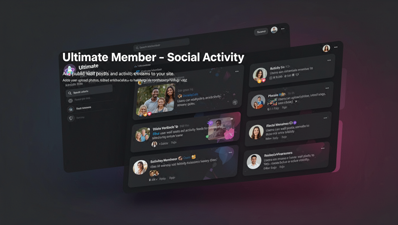 Preview of Ultimate Member - Social Activity