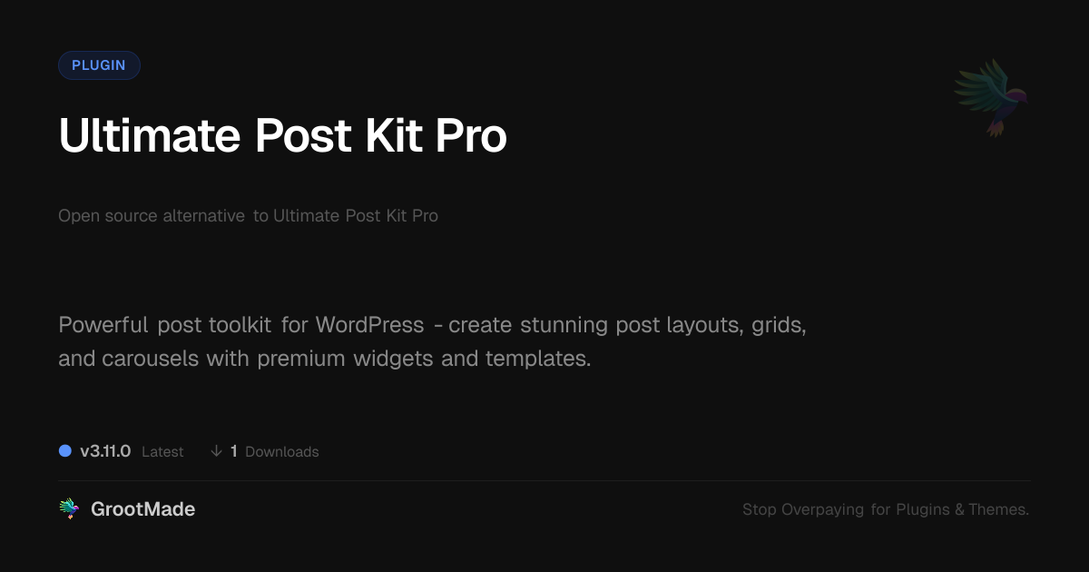 Preview of Ultimate Post Kit Pro