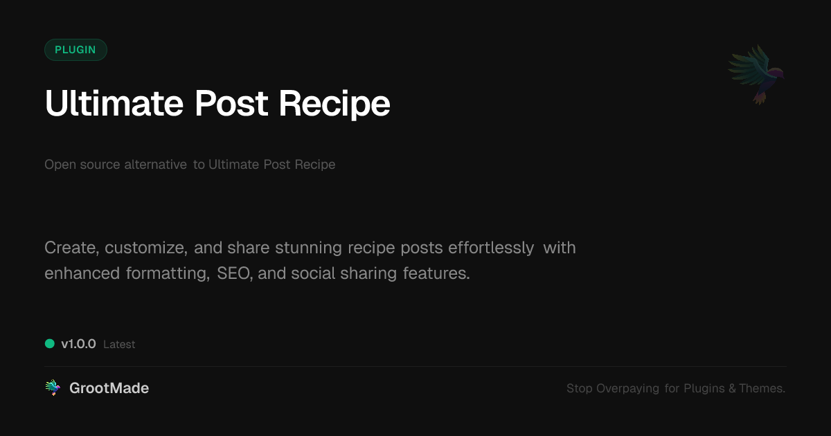 Preview of Ultimate Post Recipe