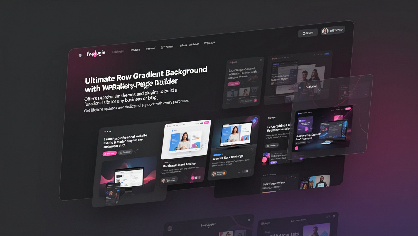 Preview of Ultimate Row Gradient Background for WPBakery Page Builder