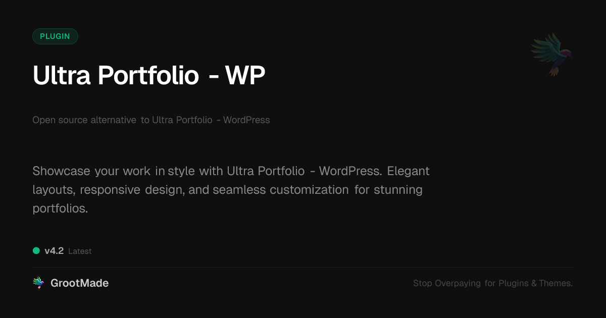 Preview of Ultra Portfolio - WP