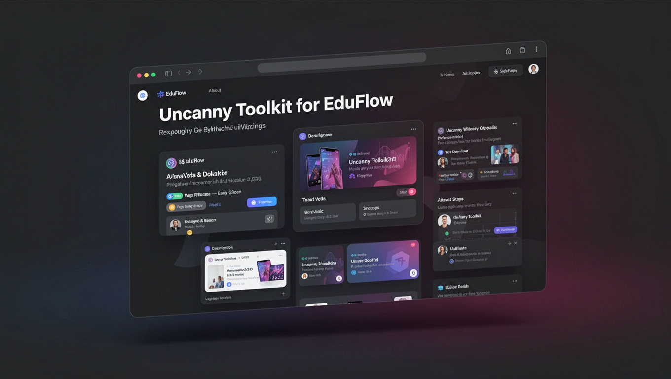 Preview of Uncanny Toolkit for EduFlow