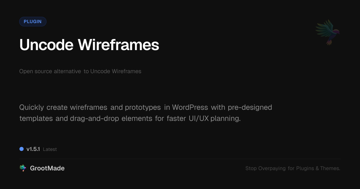 Preview of Uncode Wireframes