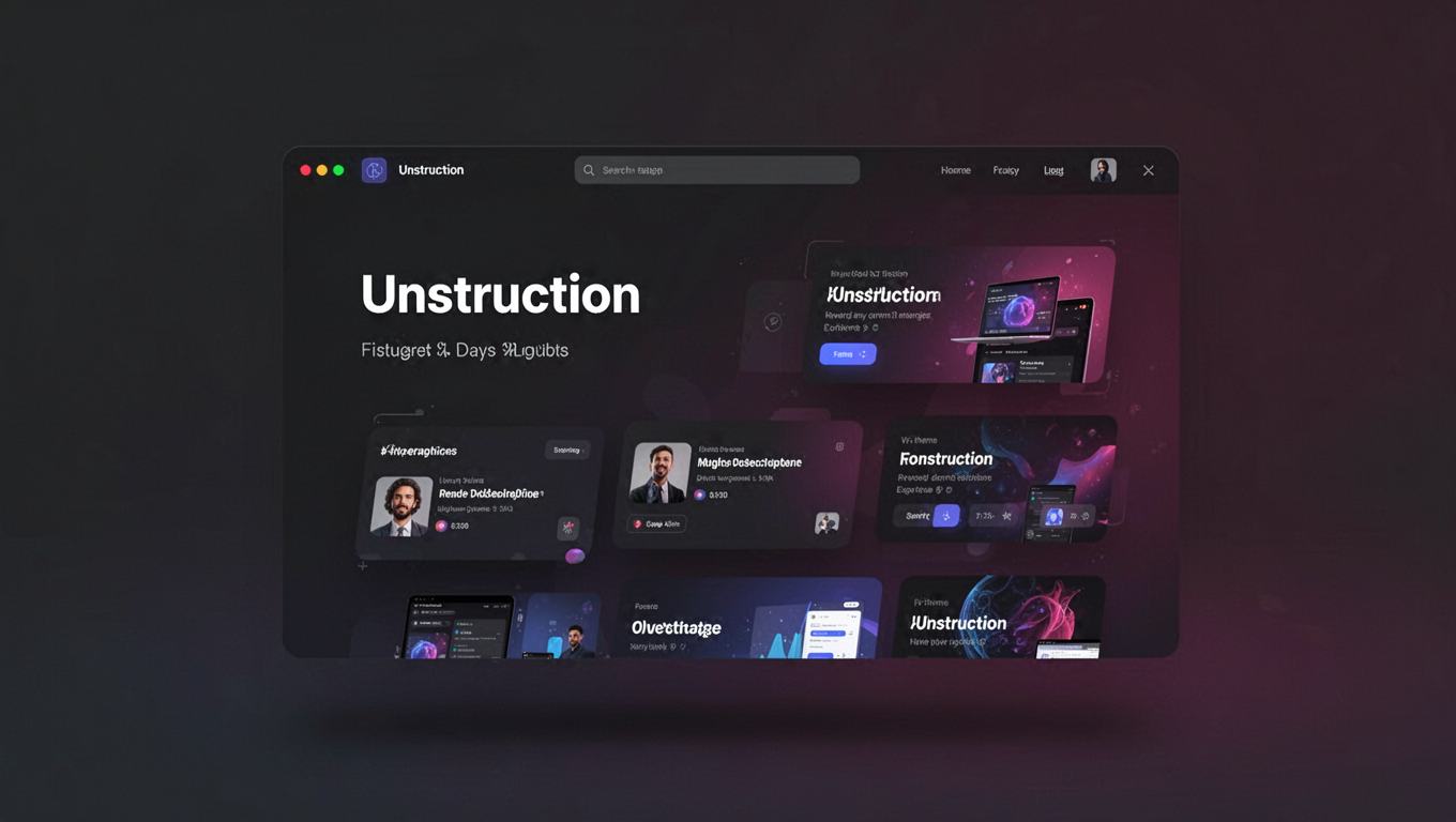 Preview of Unstruction