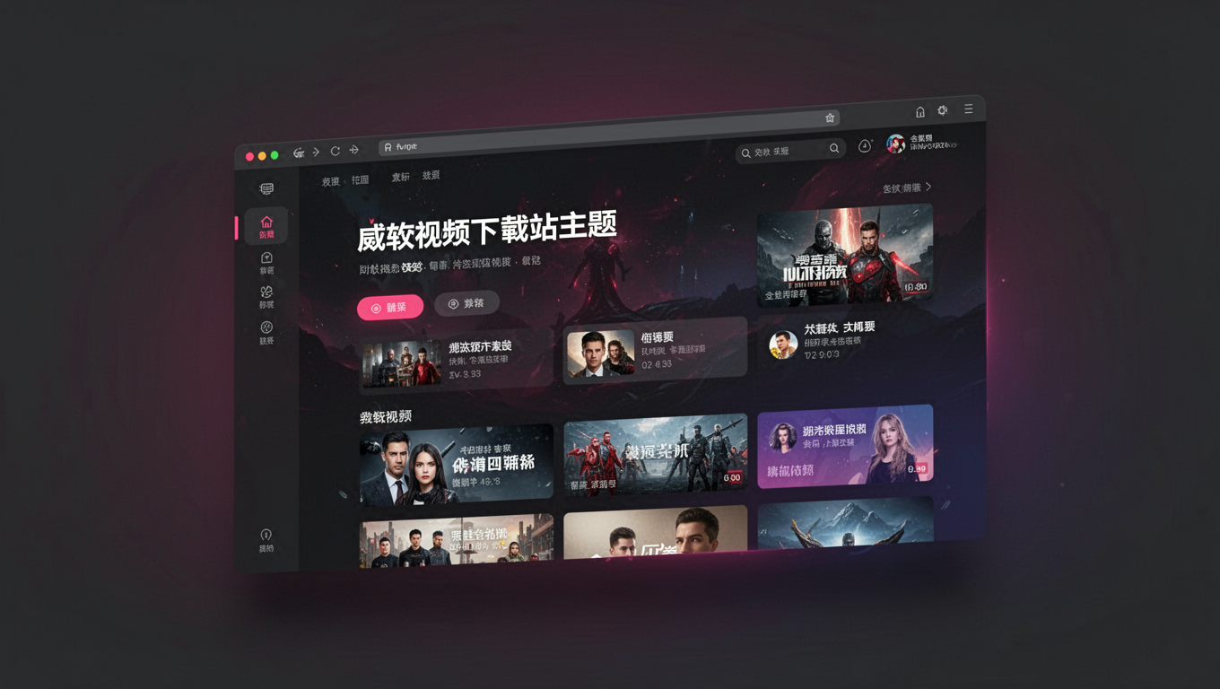 Preview of 威软视频下载站主题