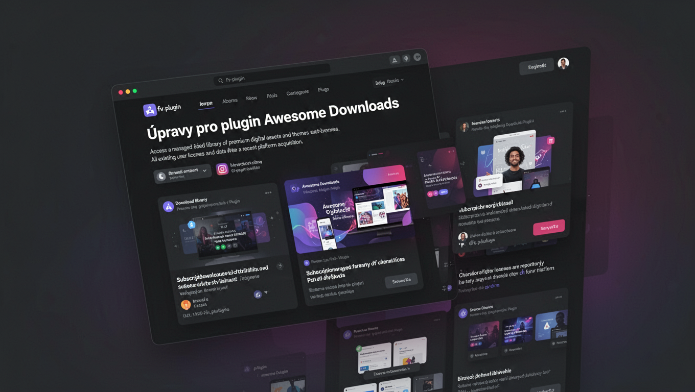 Preview of Úpravy pro plugin Awesome Downloads