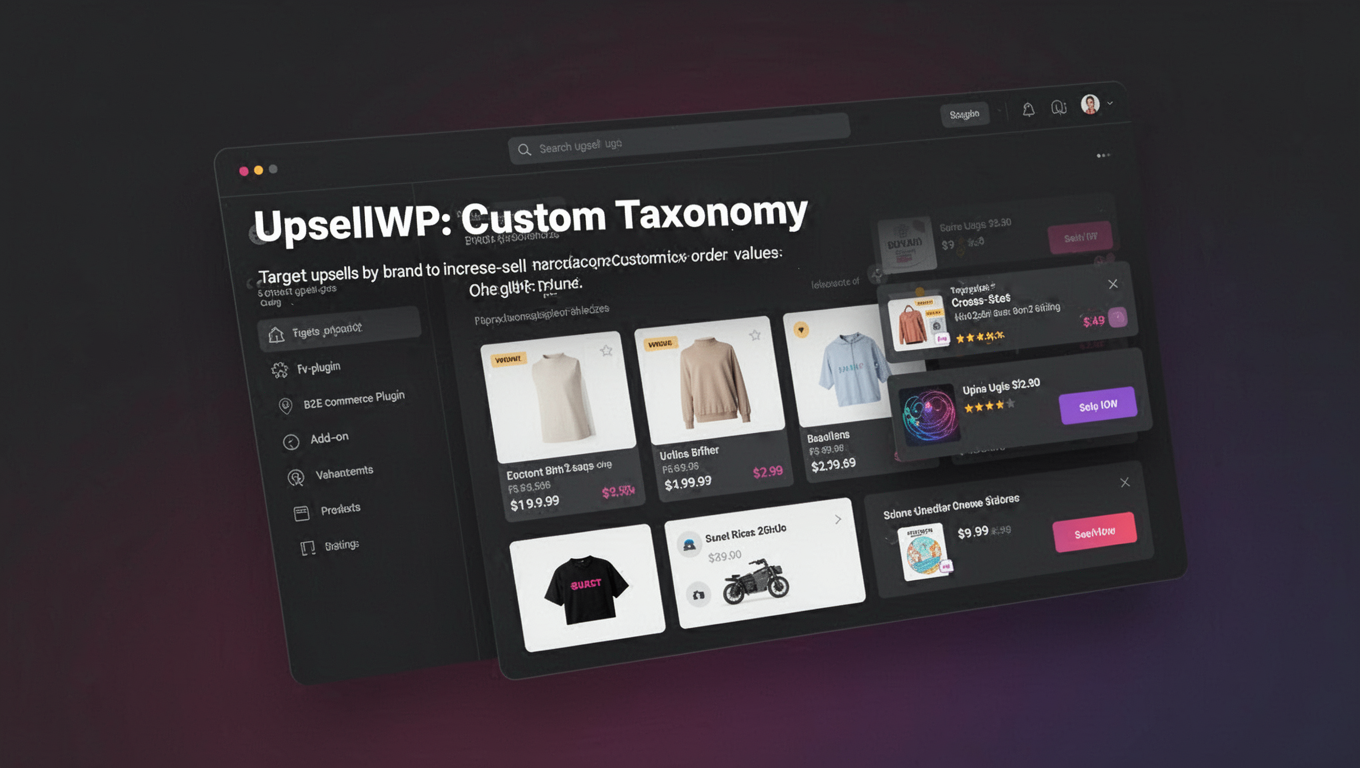 Preview of UpsellWP: Custom Taxonomy