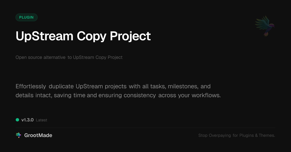 Preview of UpStream Copy Project