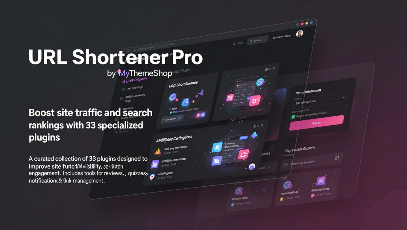 Preview of URL Shortener Pro by MyThemeShop