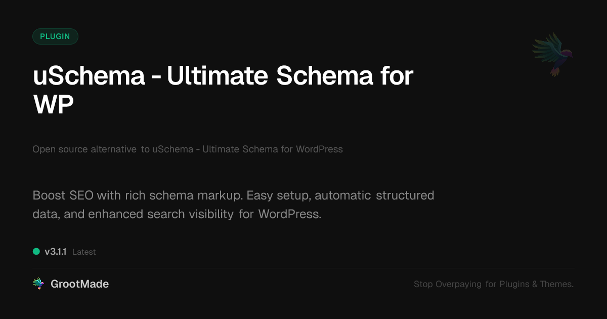 Preview of uSchema - Ultimate Schema for WP