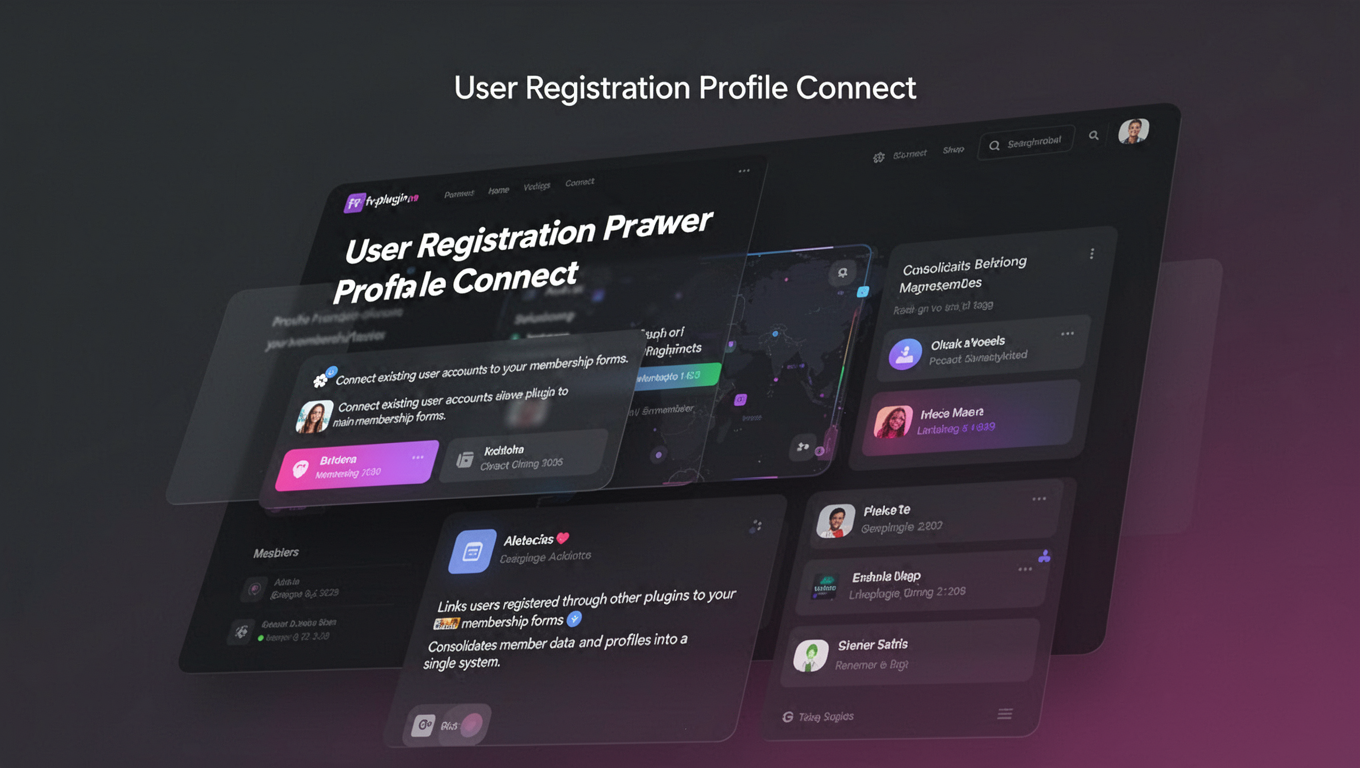 Preview of User Registration Profile Connect