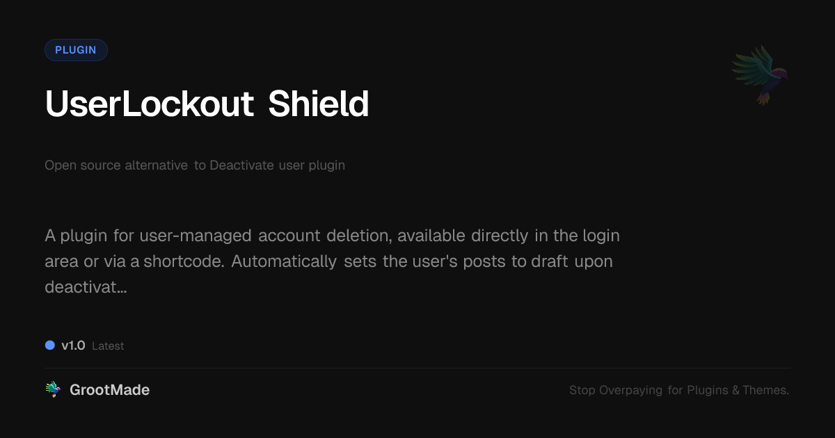 Preview of UserLockout Shield