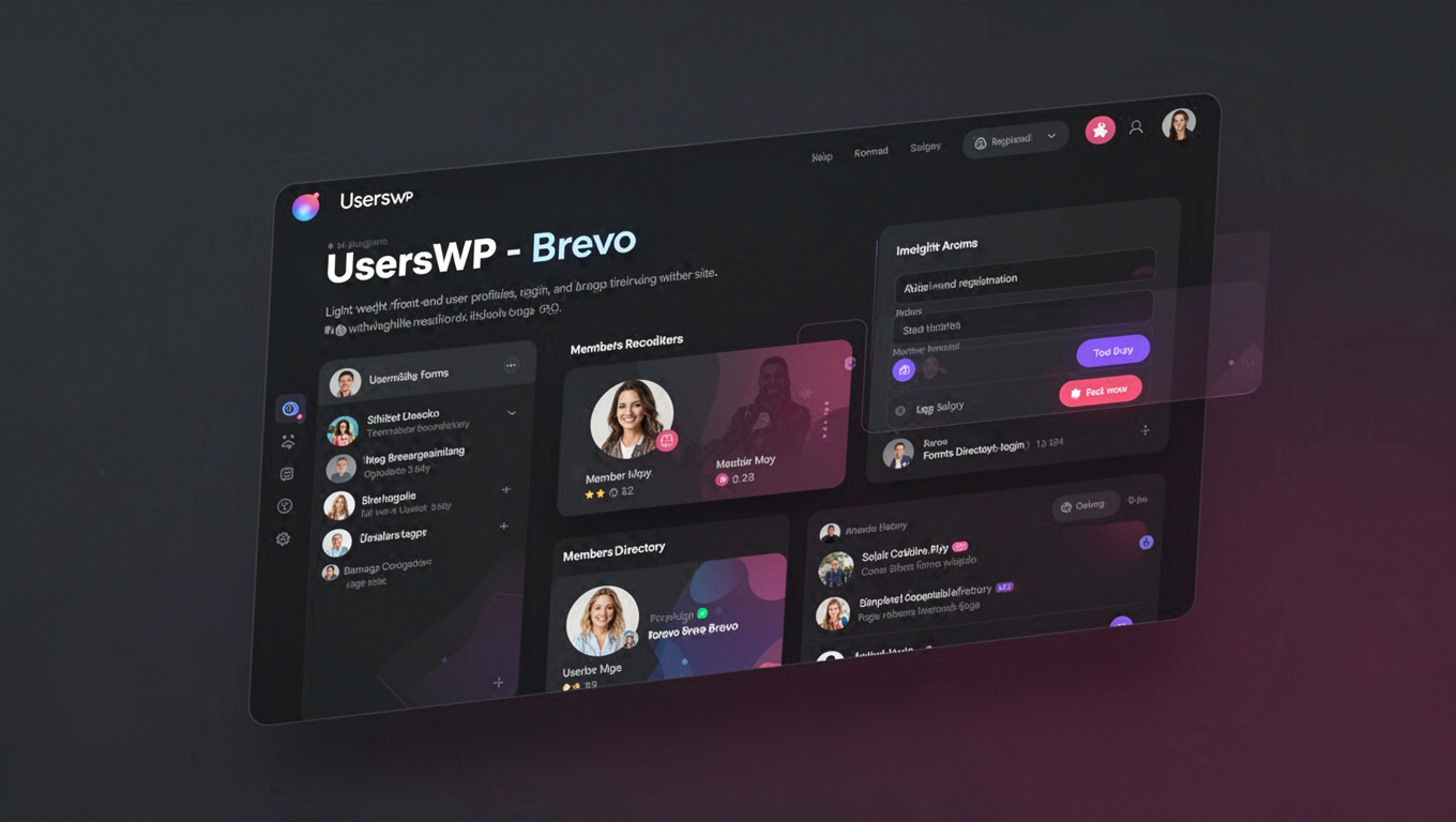 Preview of UsersWP - Brevo