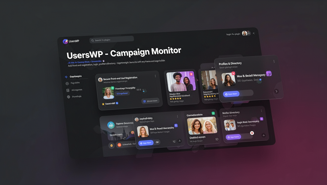 Preview of UsersWP - Campaign Monitor