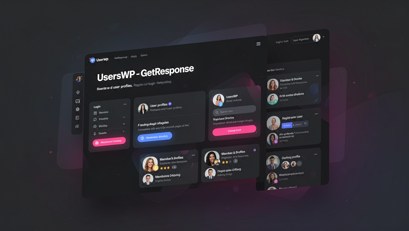 Preview of UsersWP - GetResponse
