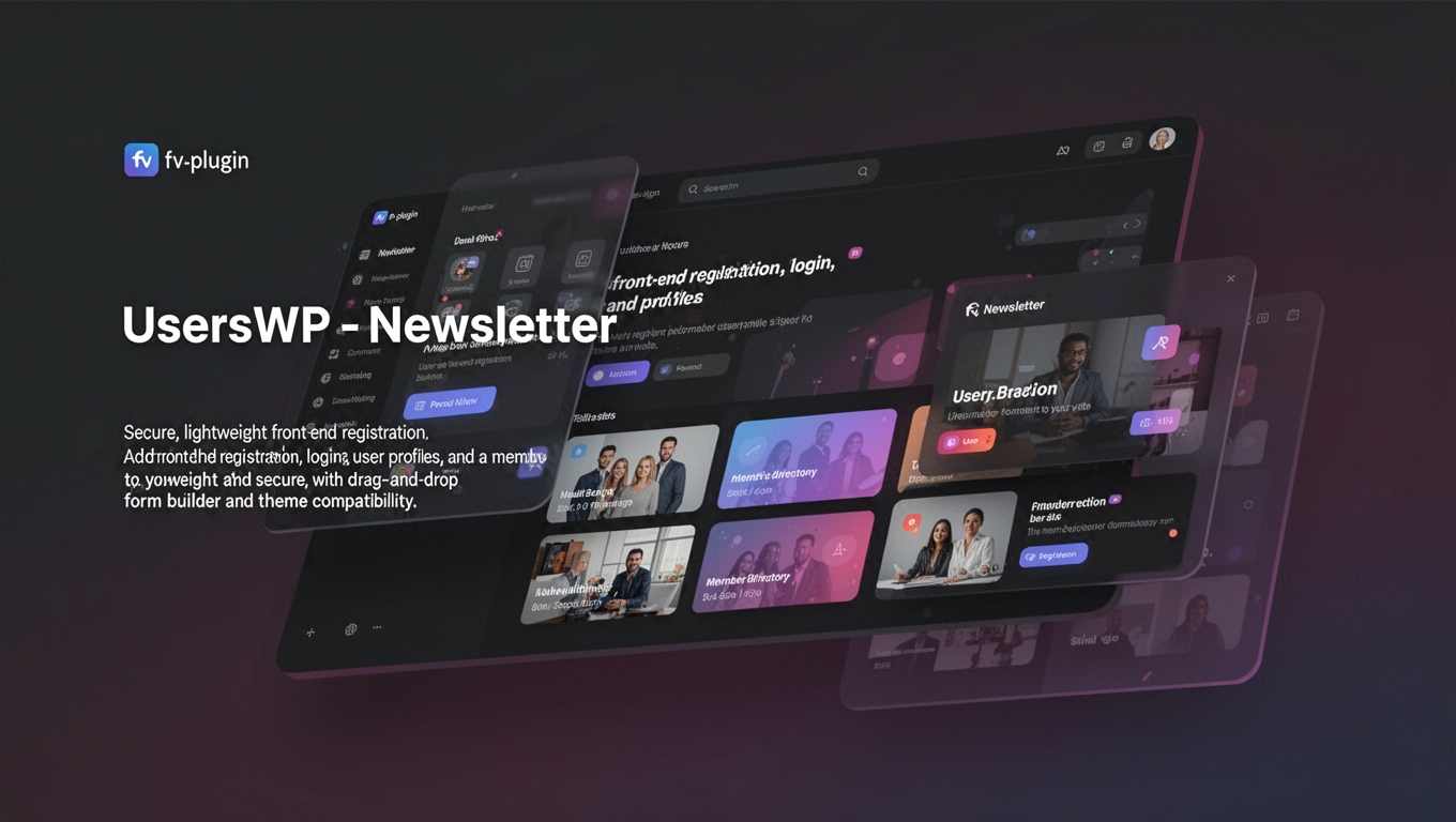 Preview of UsersWP - Newsletter