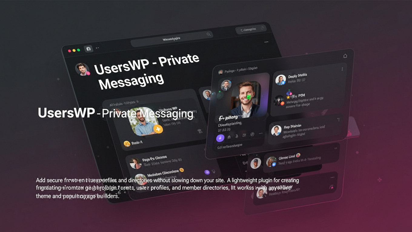 Preview of UsersWP - Private Messaging