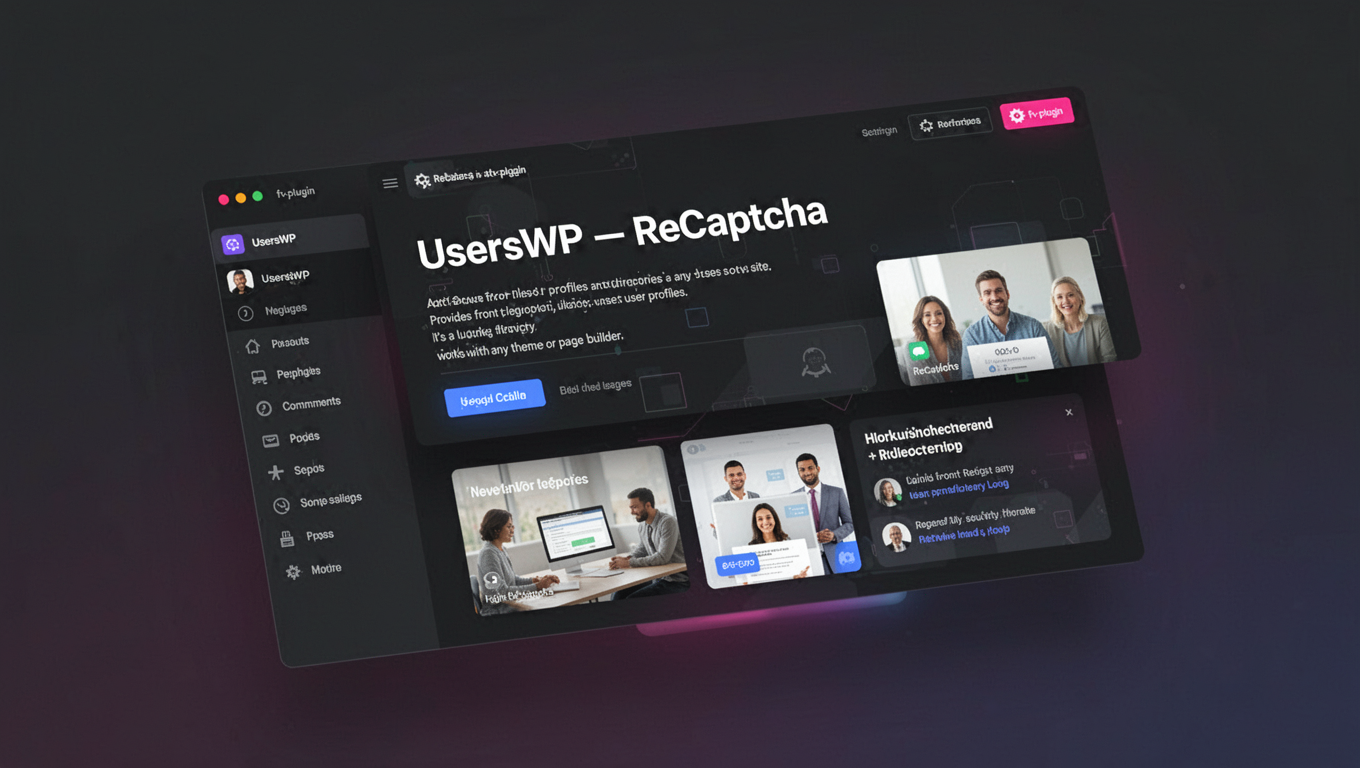 Preview of UsersWP - ReCaptcha