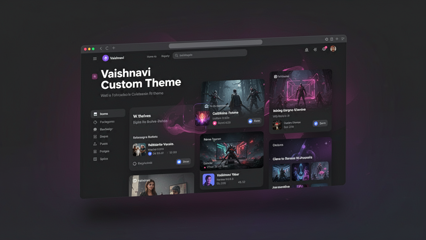 Preview of Vaishnavi Custom Theme