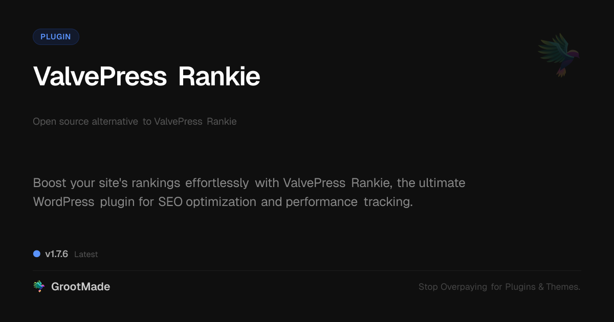 Preview of ValvePress Rankie