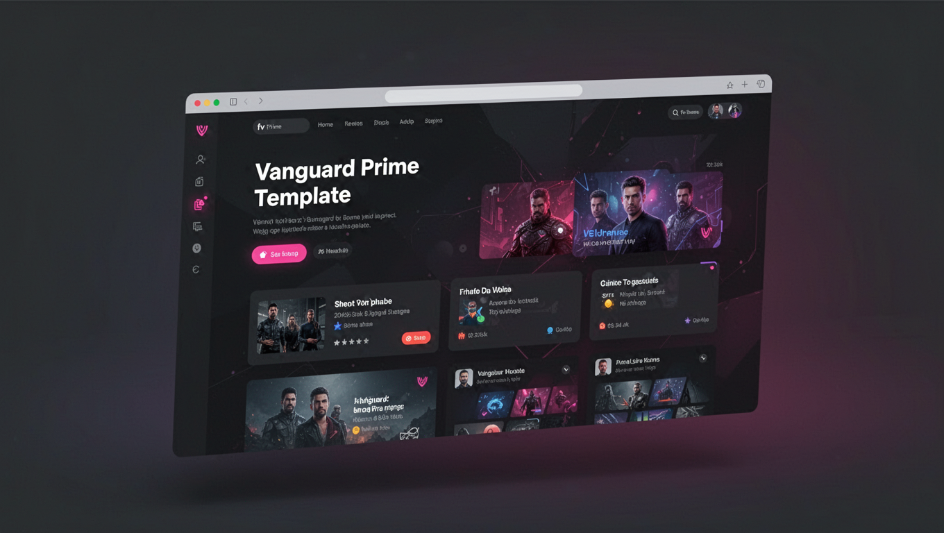 Preview of Vanguard Prime Template