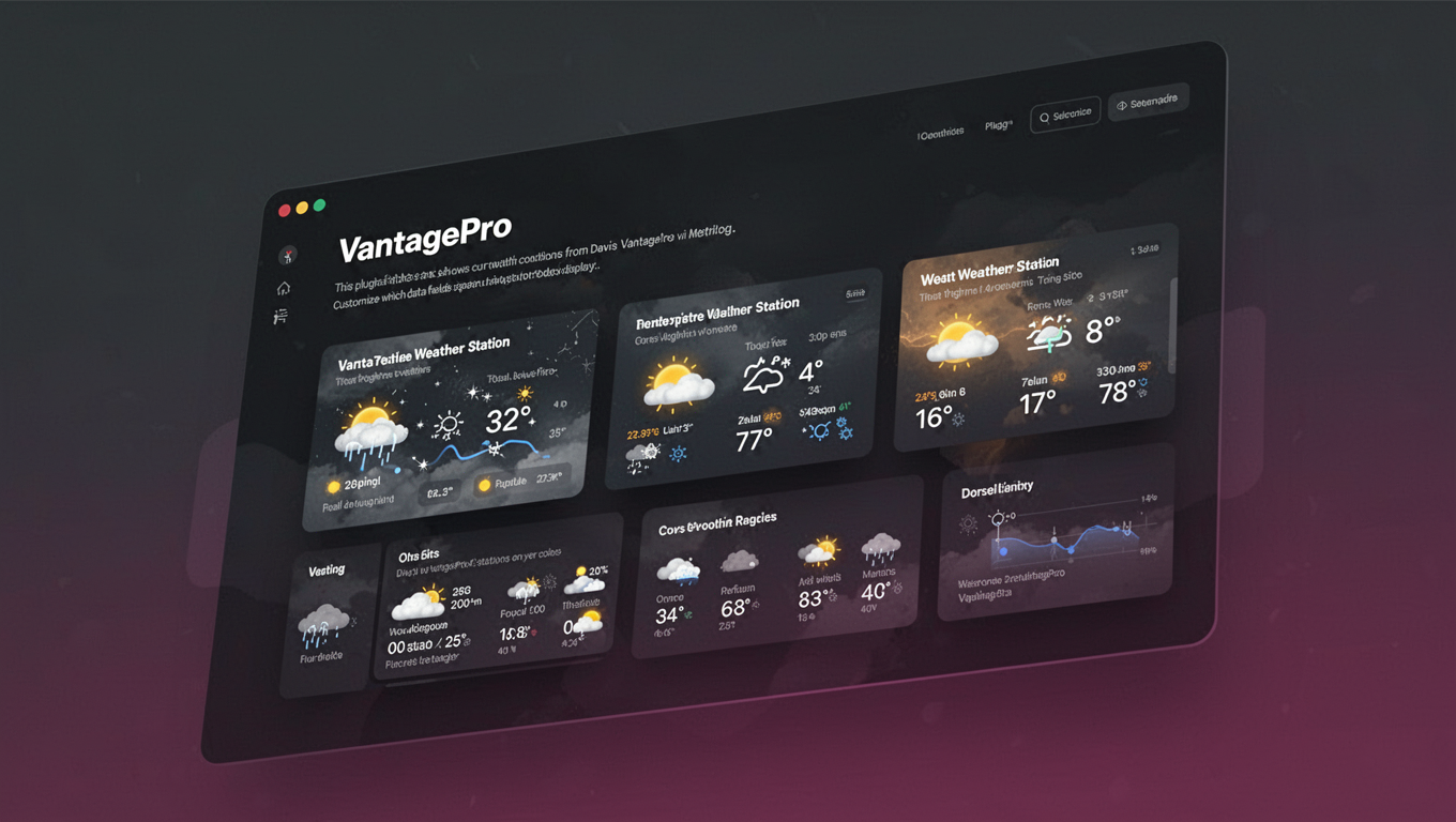 Preview of VantagePro Weather Station