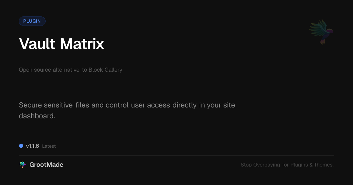 Preview of Vault Matrix