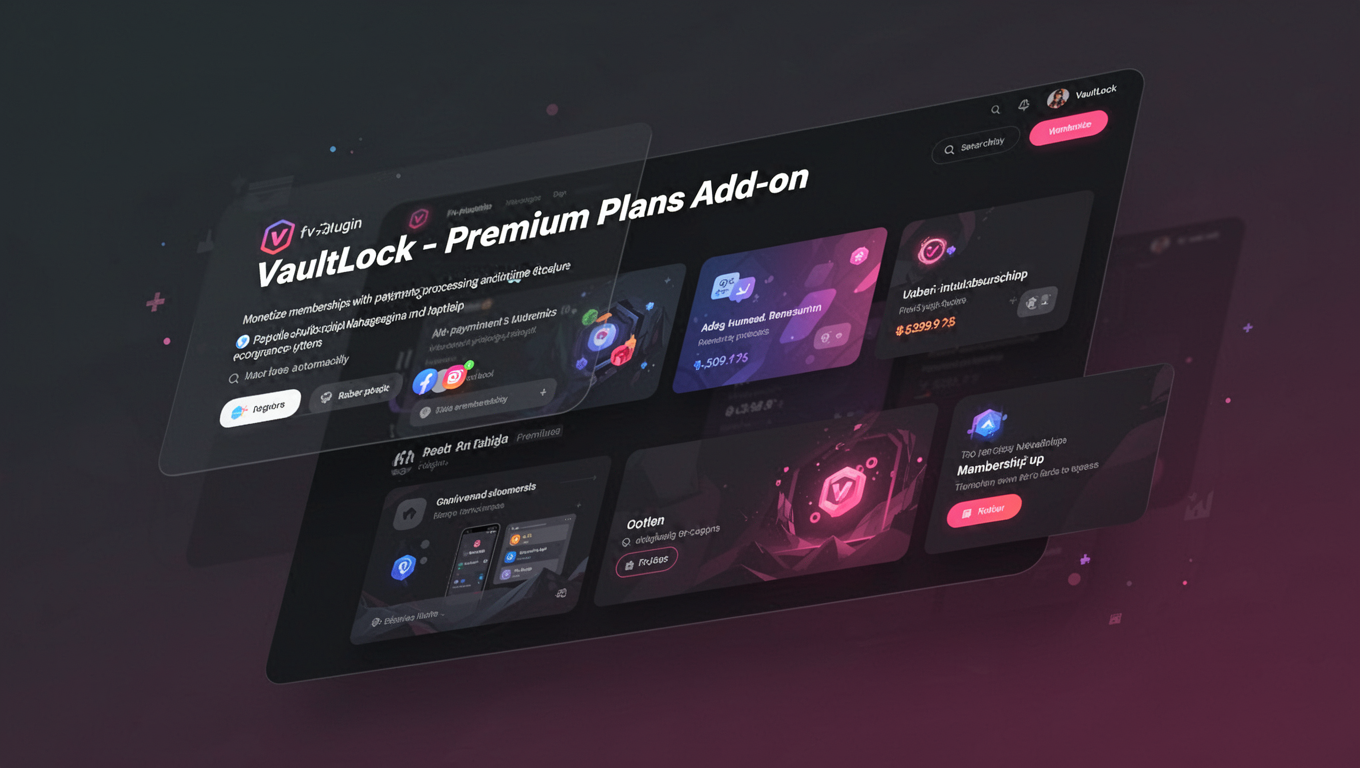 Preview of VaultLock - Premium Plans Add-on