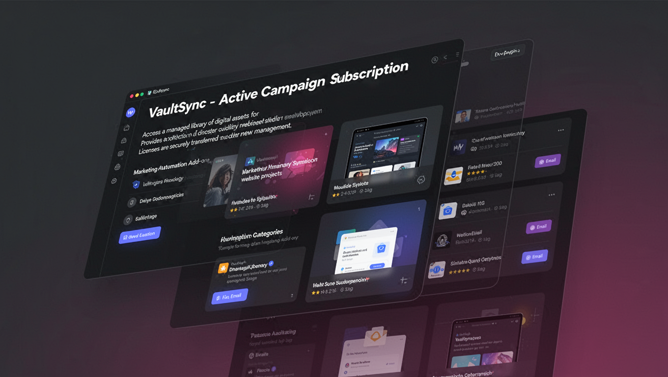 Preview of VaultSync - Active Campaign Subscription