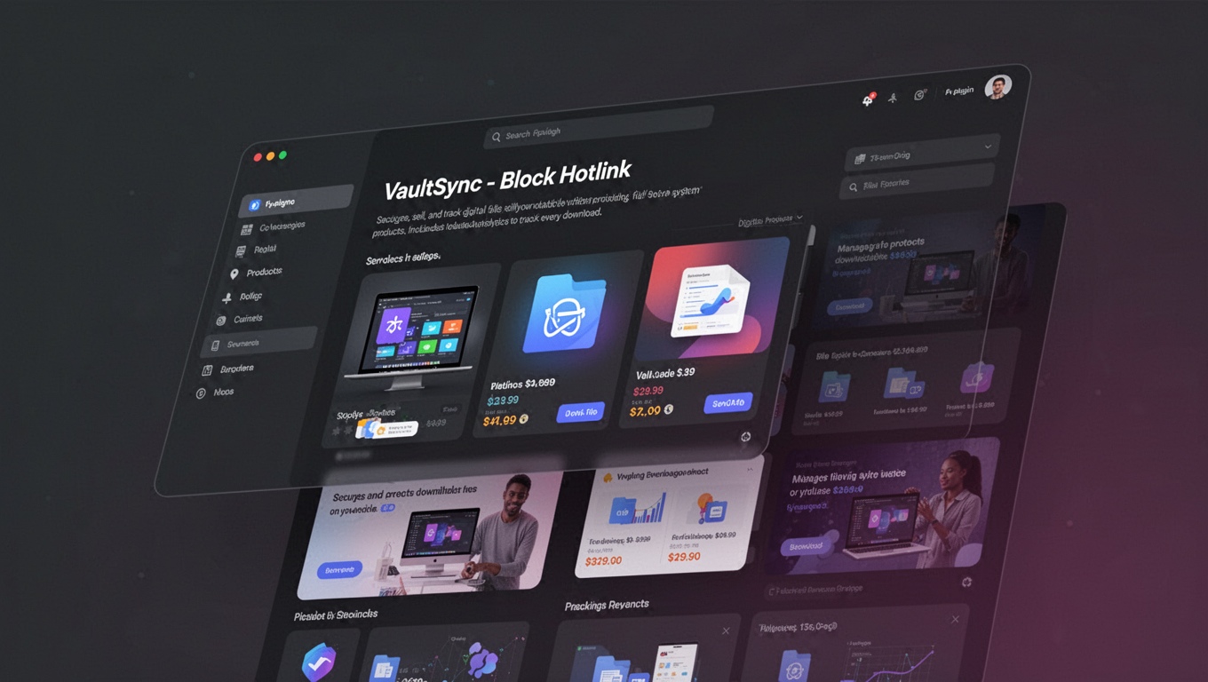 Preview of VaultSync - Block Hotlink
