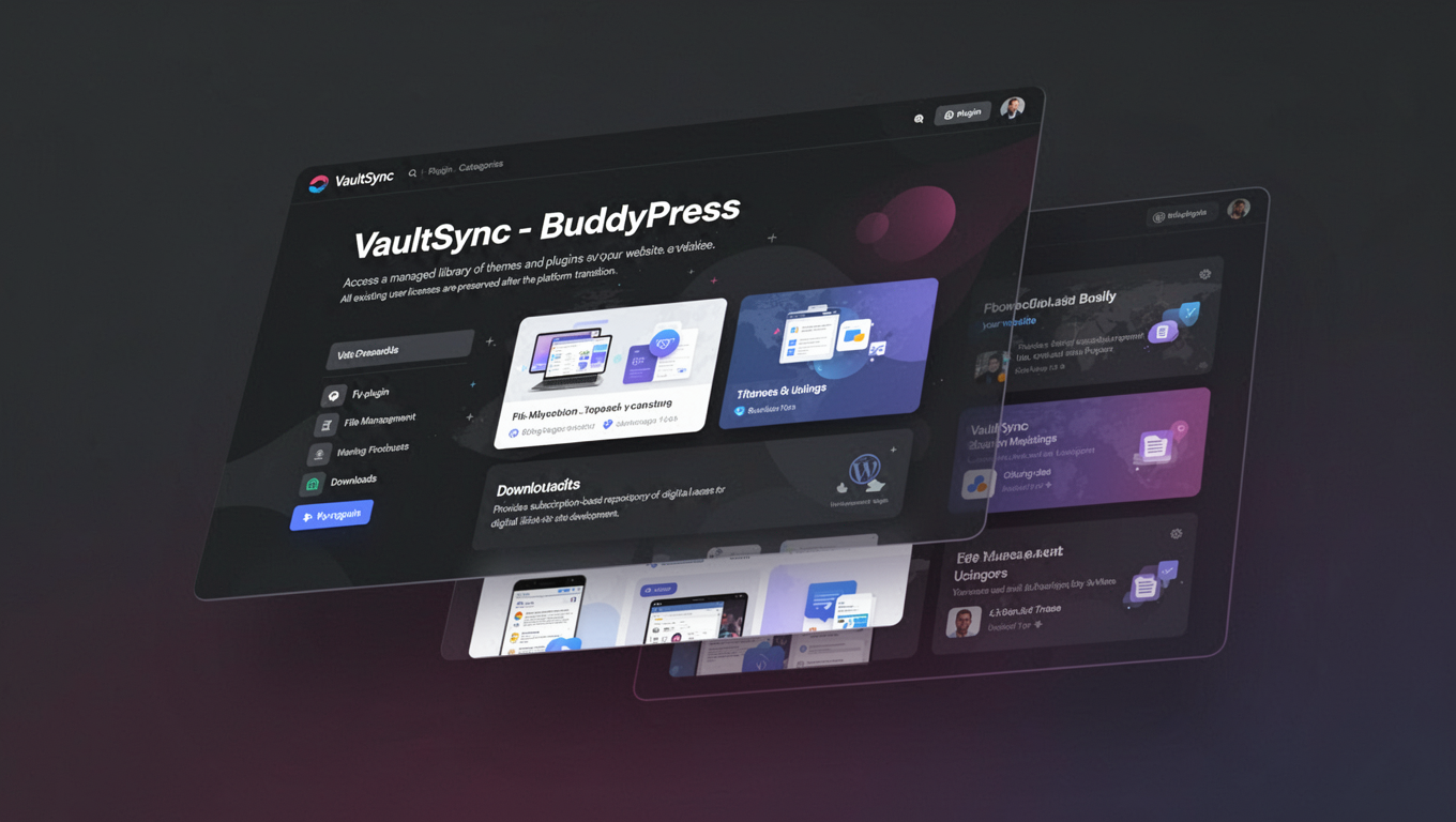 Preview of VaultSync - BuddyPress