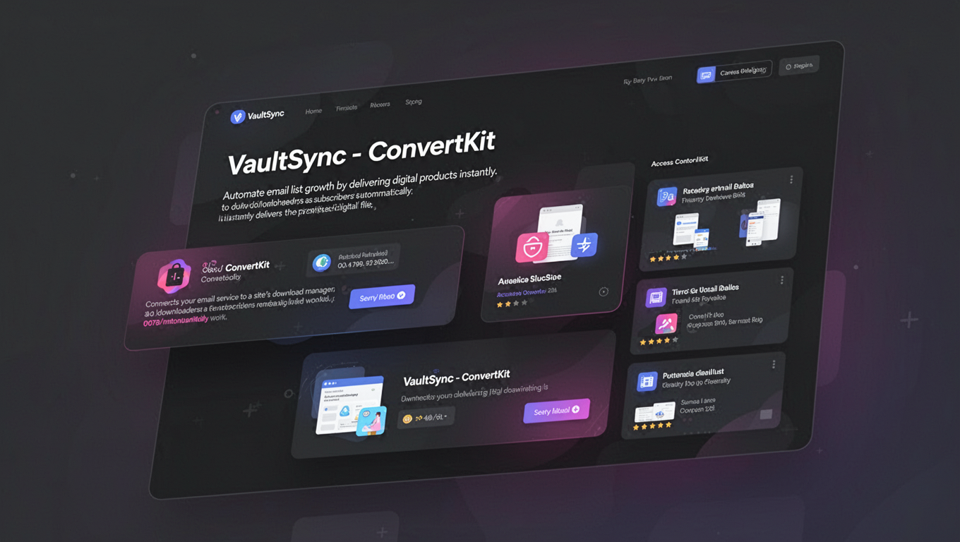 Preview of VaultSync - ConvertKit