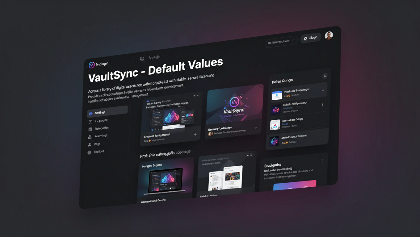 Preview of VaultSync - Default Values