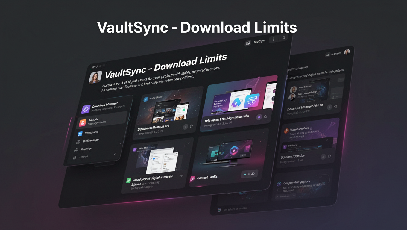 Preview of VaultSync - Download Limits