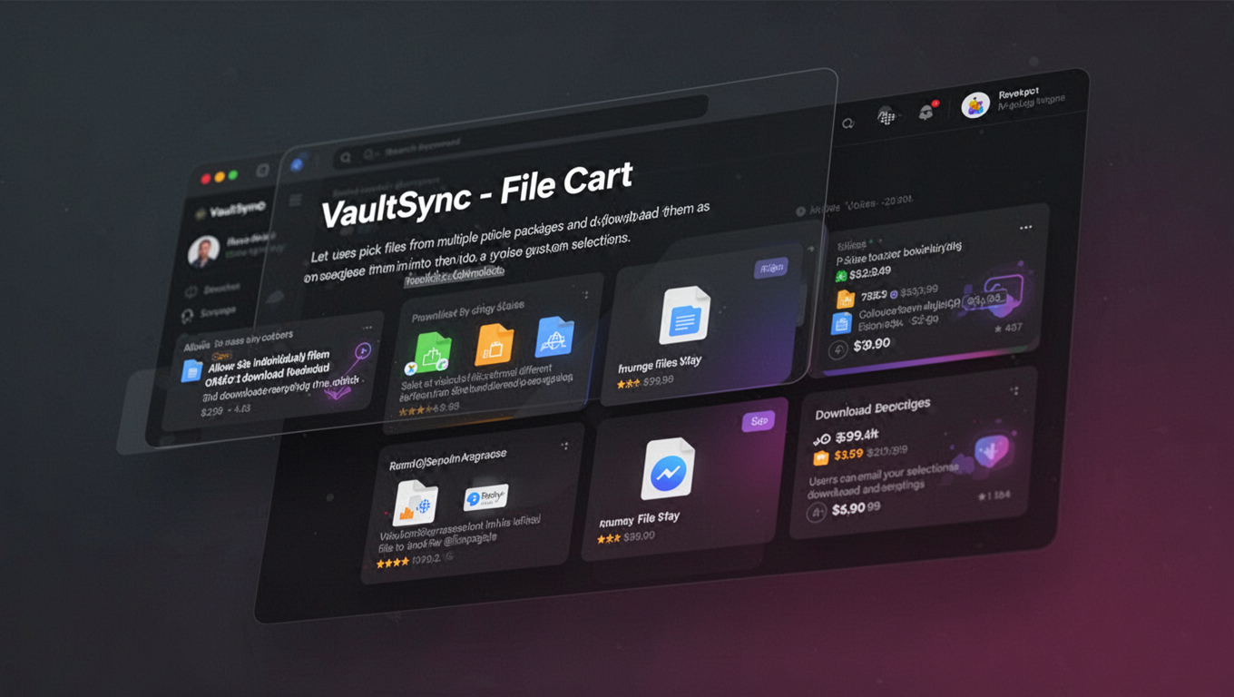 Preview of VaultSync - File Cart