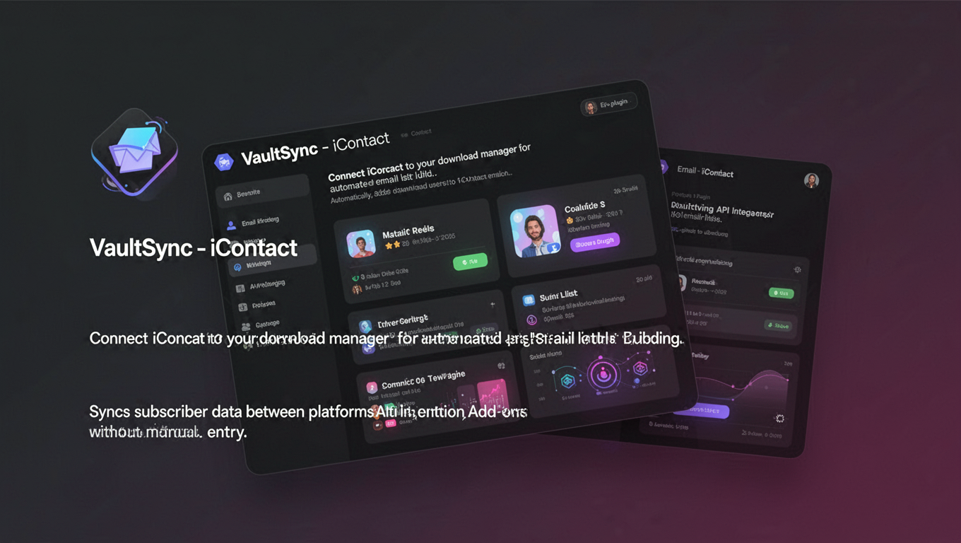 Preview of VaultSync - iContact