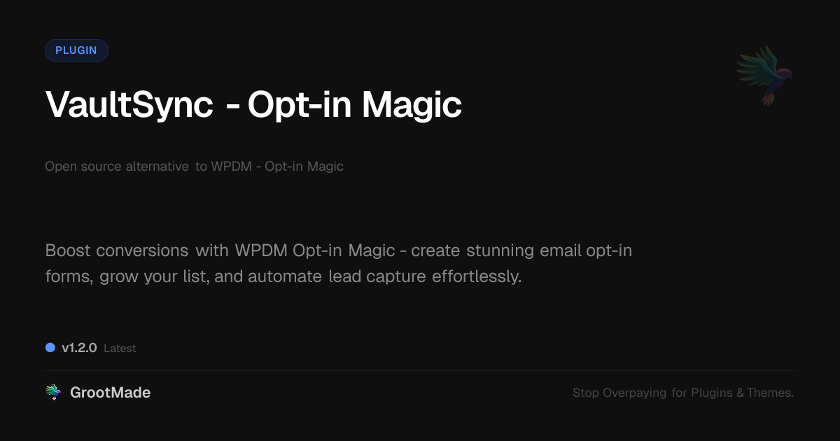 Preview of VaultSync - Opt-in Magic