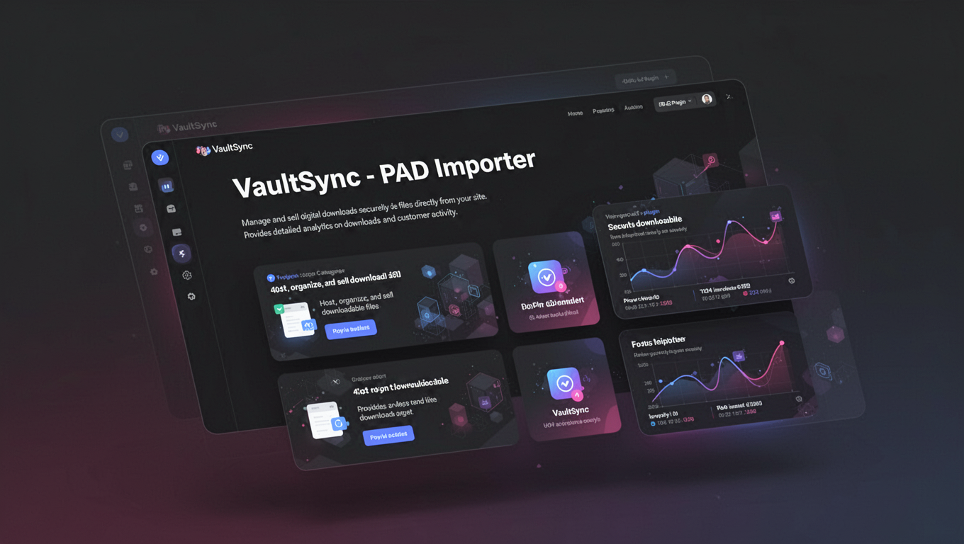 Preview of VaultSync - PAD Importer