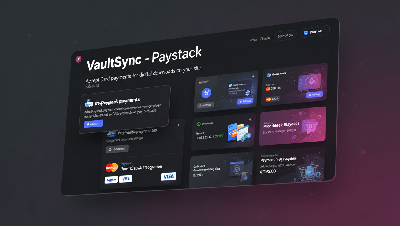 Preview of VaultSync - Paystack