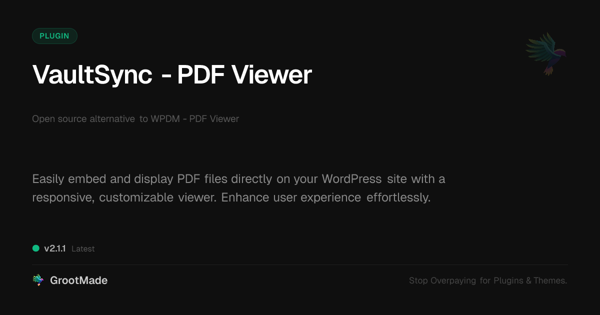 Preview of VaultSync - PDF Viewer