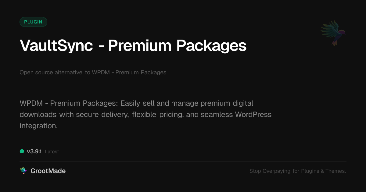 Preview of VaultSync - Premium Packages